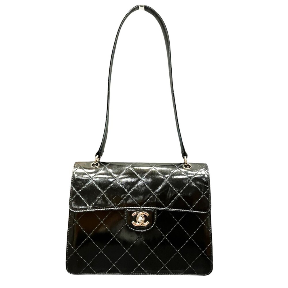 Chanel CHANEL Shoulder Bag Patent Leather